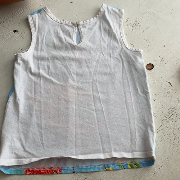 [ Florabelle Mermaid Print Sleeveless Shirt ] 5T - Picture 4 of 5